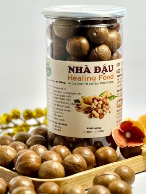 Hạt Macca Sấy Nứt Vỏ - Nguyên Chất, Bổ Dưỡng Tự Nhiên - Healing Food Nhà Đậu