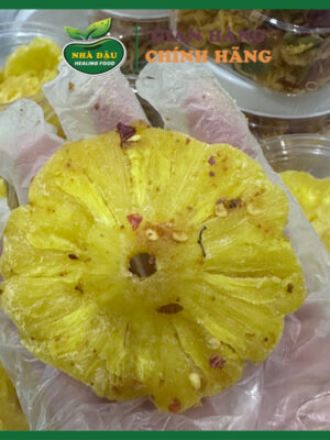Thơm Mật Sấy Dẻo Không Đường & Muối Ớt 500g – Vị Đậm Đà, Ngon Khó Cưỡng